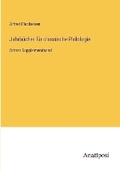 Cover: Jahrbuecher fuer classische Philologie - Anatiposi Verlag