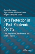 Cover: Data Protection in a Post-Pandemic Society - Springer