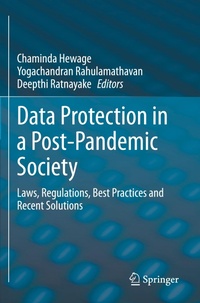 Abbildung von: Data Protection in a Post-Pandemic Society - Springer