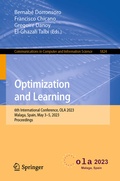 Cover: Optimization and Learning - Springer