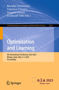 Enlarge image Cover: Optimization and Learning - Springer