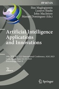 Cover: Artificial Intelligence Applications and Innovations - Springer