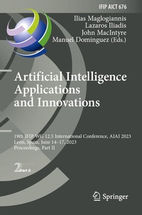 Enlarge image Cover: Artificial Intelligence Applications and Innovations - Springer
