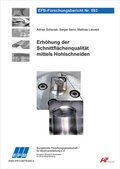 Cover: Erh&ouml;hung der Schnittfl&auml;chenqualit&auml;t mittels Hohlschneiden - Europ&auml;ische Forschungsgesellschaft f&uuml;r Blechverarbeitung e.V. (EFB)