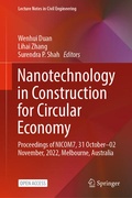 Cover: Nanotechnology in Construction for Circular Economy - Springer
