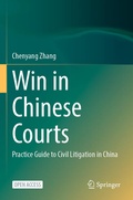 Abbildung von: Win in Chinese Courts - Springer
