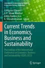 Bild: Current Trends in Economics, Business and Sustainability - Springer