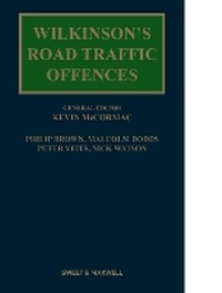 Abbildung von: Wilkinson's Road Traffic Offences - Sweet & Maxwell