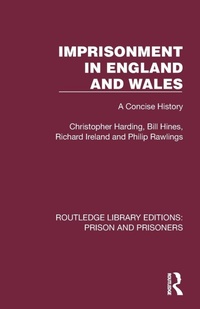 Enlarge image Cover: Imprisonment in England and Wales - Routledge