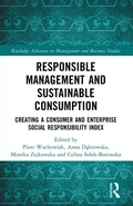 Cover: Responsible Management and Sustainable Consumption - Routledge