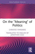 Cover: On the 'Meaning' of Politics - Routledge