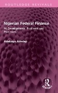 Cover: Nigerian Federal Finance - Routledge
