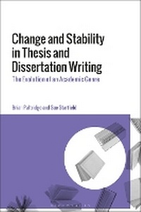 Enlarge image Cover: Change and Stability in Thesis and Dissertation Writing - Bloomsbury Academic