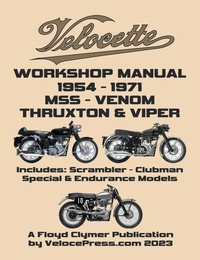 Abbildung von: VELOCETTE 500cc & 350cc MSS, VENOM, THRUXTON & VIPER 1954-1971 WORKSHOP MANUAL & ILLUSTRATED PARTS MANUAL - Veloce Enterprises, Inc.
