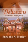 Cover: Delusions (Samantha Barclay Mystery, #2) - Wings Epress, Inc.