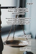 Cover: Policy Manual on Law, Policy and Sustainable Development - Central West Publishing