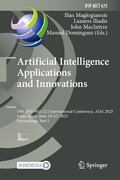 Cover: Artificial Intelligence Applications and Innovations - Springer