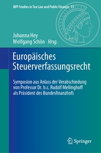 Abbildung von: Europäisches Steuerverfassungsrecht - Springer