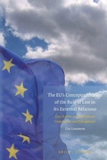 Cover: The EU's Conceptualisation of the Rule of Law in its External Relations - Martinus Nijhoff