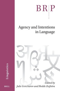 Enlarge image Cover: Agency and Intentions in Language - Brill