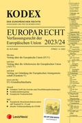 Cover: KODEX EU-Verfassungsrecht (Europarecht) 2023/24 - inkl. App - LexisNexis Verlag ARD ORAC GmbH