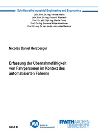 Abbildung von: Erfassung der Übernahmefähigkeit von Fahrpersonen im Kontext des automatisierten Fahrens - Shaker