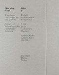 Cover: Was w&auml;re wenn/What if - Christoph Merian Verlag