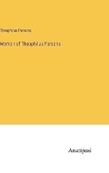 Cover: Memoir of Theophilus Parsons - Anatiposi Verlag