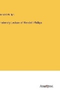 Cover: Fraternity Lecture of Wendell Phillips - Anatiposi Verlag