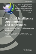 Cover: Artificial Intelligence Applications and Innovations. AIAI 2023 IFIP WG 12.5 International Workshops - Springer