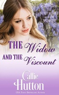 Cover: The Widow and the Viscount (The Merry Misfits of Bath, #6) - Callie Hutton