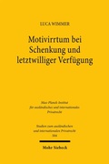 Bild: Motivirrtum bei Schenkung und letztwilliger Verf&uuml;gung - Mohr Siebeck