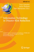 Cover: Information Technology in Disaster Risk Reduction - Springer