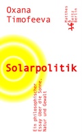 Cover: Solarpolitik - Matthes & Seitz Berlin