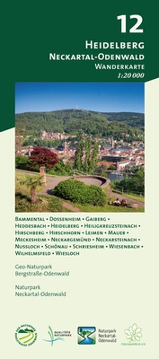 Abbildung von: Blatt 12, Heidelberg - Neckartal-Odenwald - MeKi Landkarten