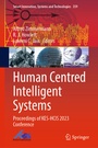 Cover: Human Centred Intelligent Systems - Springer