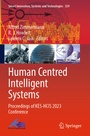 Cover: Human Centred Intelligent Systems - Springer