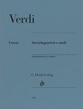 Cover: Giuseppe Verdi - Streichquartett e-moll - Henle, G&uuml;nter