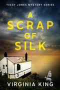 Cover: A Scrap of Silk (Tiggy Jones Mystery Series, #1) - Celestial Hedgehog