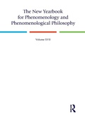 Cover: The New Yearbook for Phenomenology and Phenomenological Philosophy - Routledge