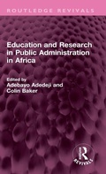 Cover: Education and Research in Public Administration in Africa - Routledge