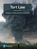 Cover: Tort Law - Pearson Education Limited