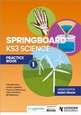 Cover: Springboard: KS3 Science Practice Book 1 - Hodder Education