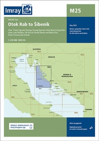 Enlarge image Cover: M25 Otok Rab to Sibenik, Imray Chart - Imray, Laurie, Norie & Wilson Ltd