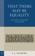 Cover: That There May Be Equality - Lexington Books/Fortress Academic