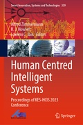 Cover: Human Centred Intelligent Systems - Springer