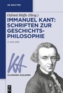 Bild: Immanuel Kant: Schriften zur Geschichtsphilosophie - De Gruyter