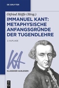 Cover: Immanuel Kant: Metaphysische Anfangsgr&uuml;nde der Tugendlehre - De Gruyter