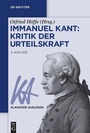 Bild: Immanuel Kant: Kritik der Urteilskraft - De Gruyter