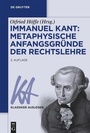 Bild: Immanuel Kant: Metaphysische Anfangsgr&uuml;nde der Rechtslehre - De Gruyter